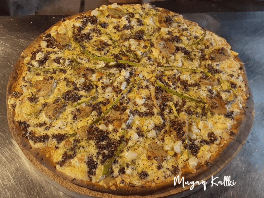 Pizza Andina en Muyaqkallki - Urubamba Cusco