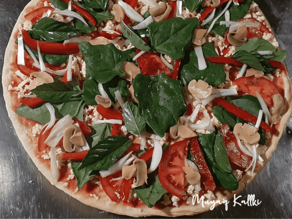 Pizza Vegetariana - MuyaqKallki Cusco - Urubamba